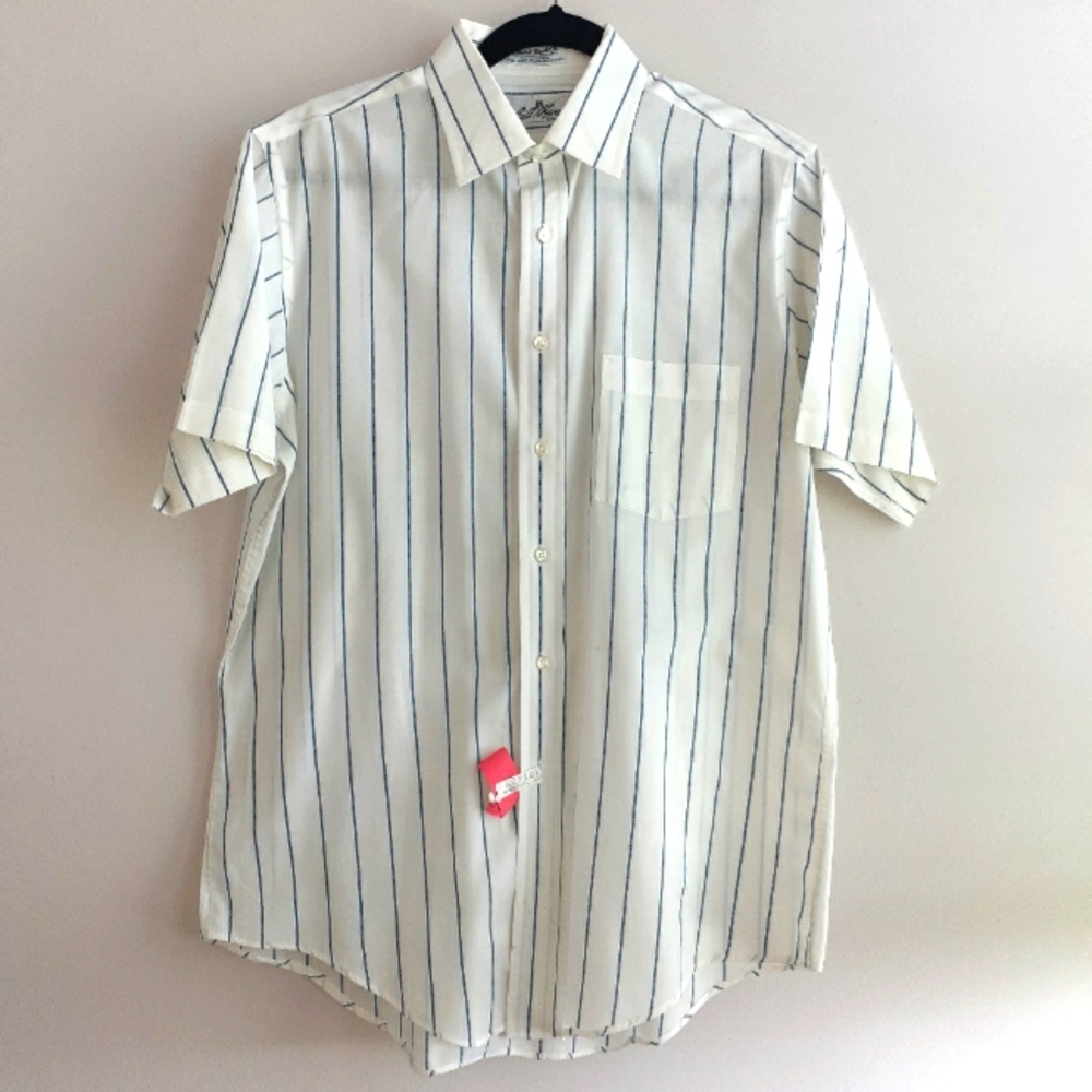 Bill Blass Signature SS Button Down | 16 | White